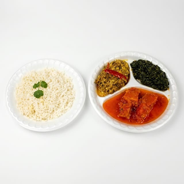 V1. Vegetarian Rice Combo.